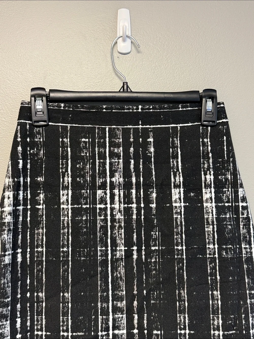 Banana Republic Black White Stretch Pencil Skirt Size 0